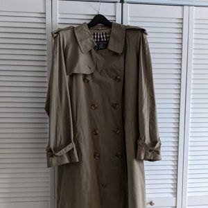 Mens vintage Burberry trench coat
